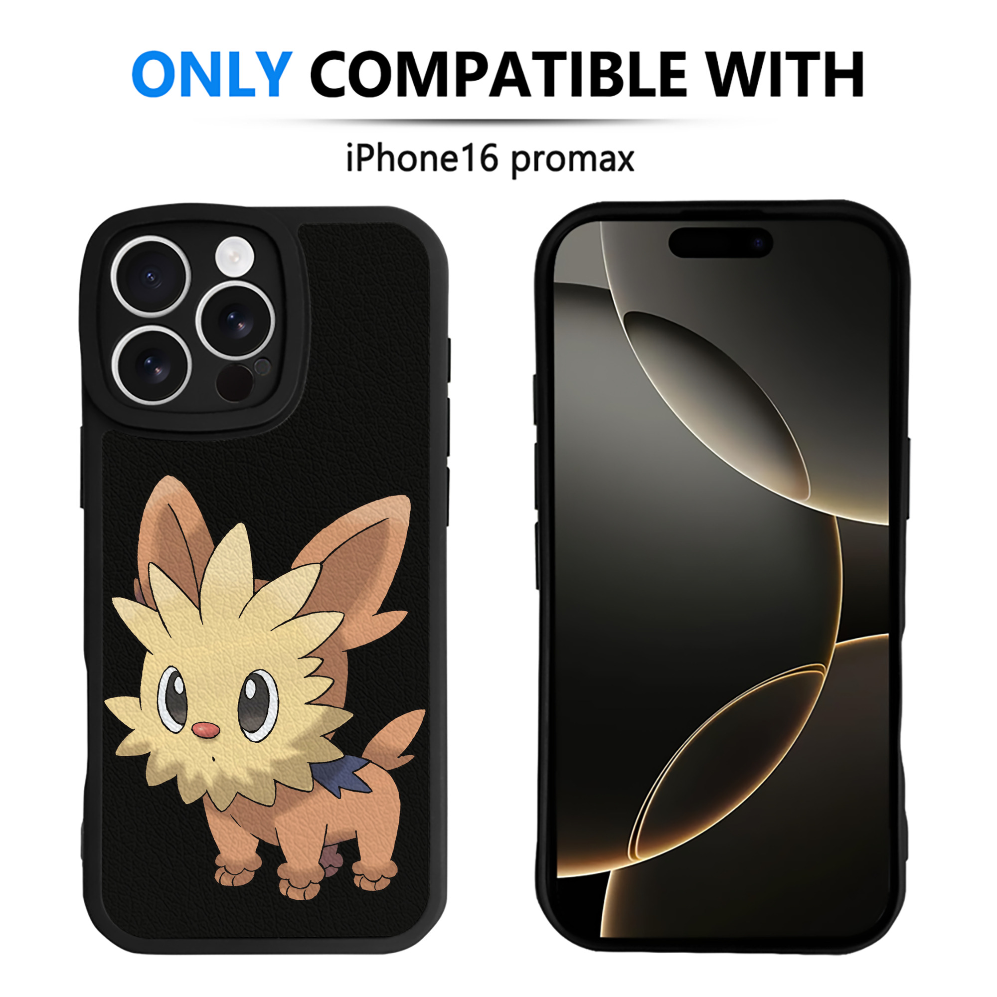 （画像用） ポケットモンスター Pokémon 【iPhone 16シリーズ対応】シリコンスマホケース（レザー調） 材質：シリコン